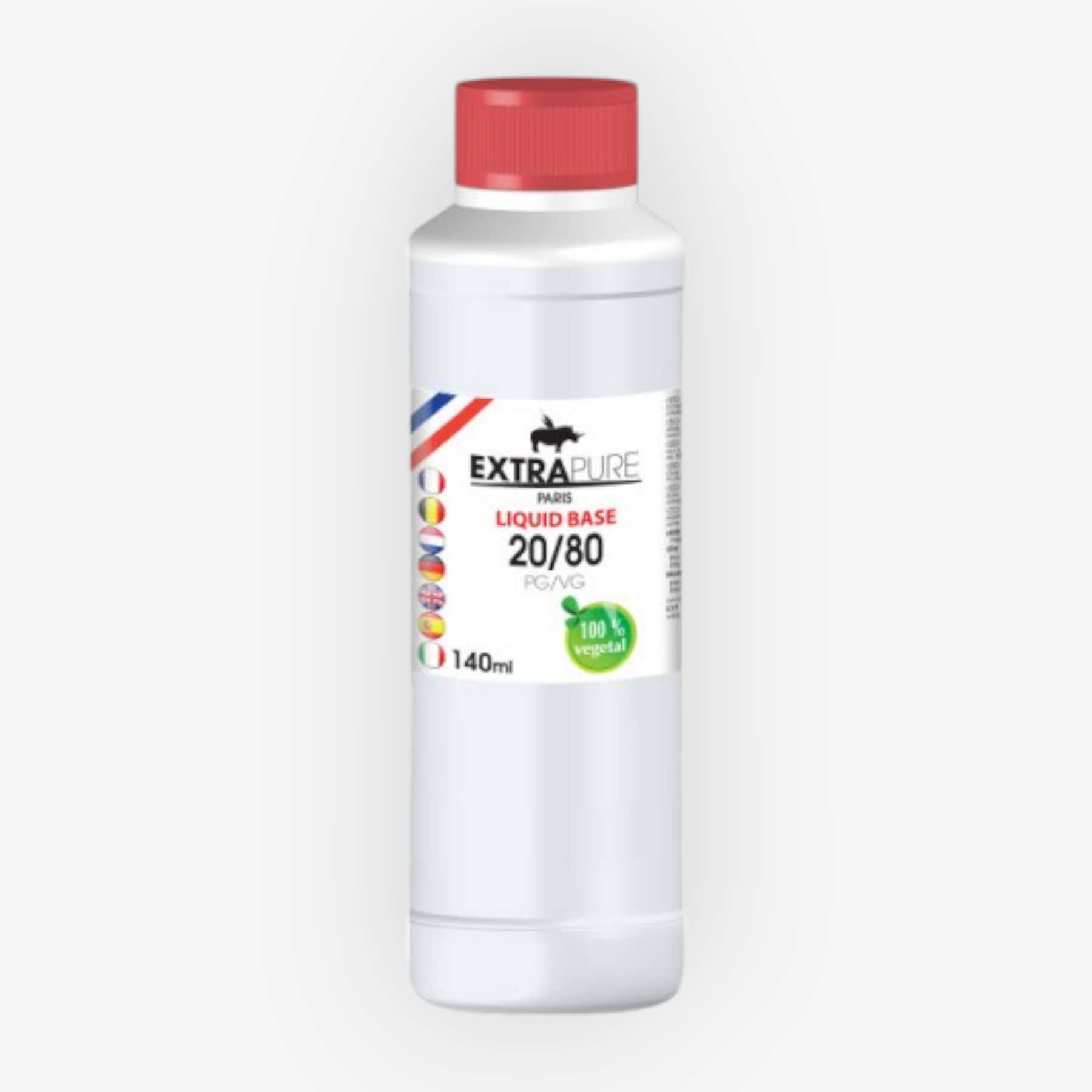 Base 140ml 20/80 00mg Extrapure | Vapoter.fr