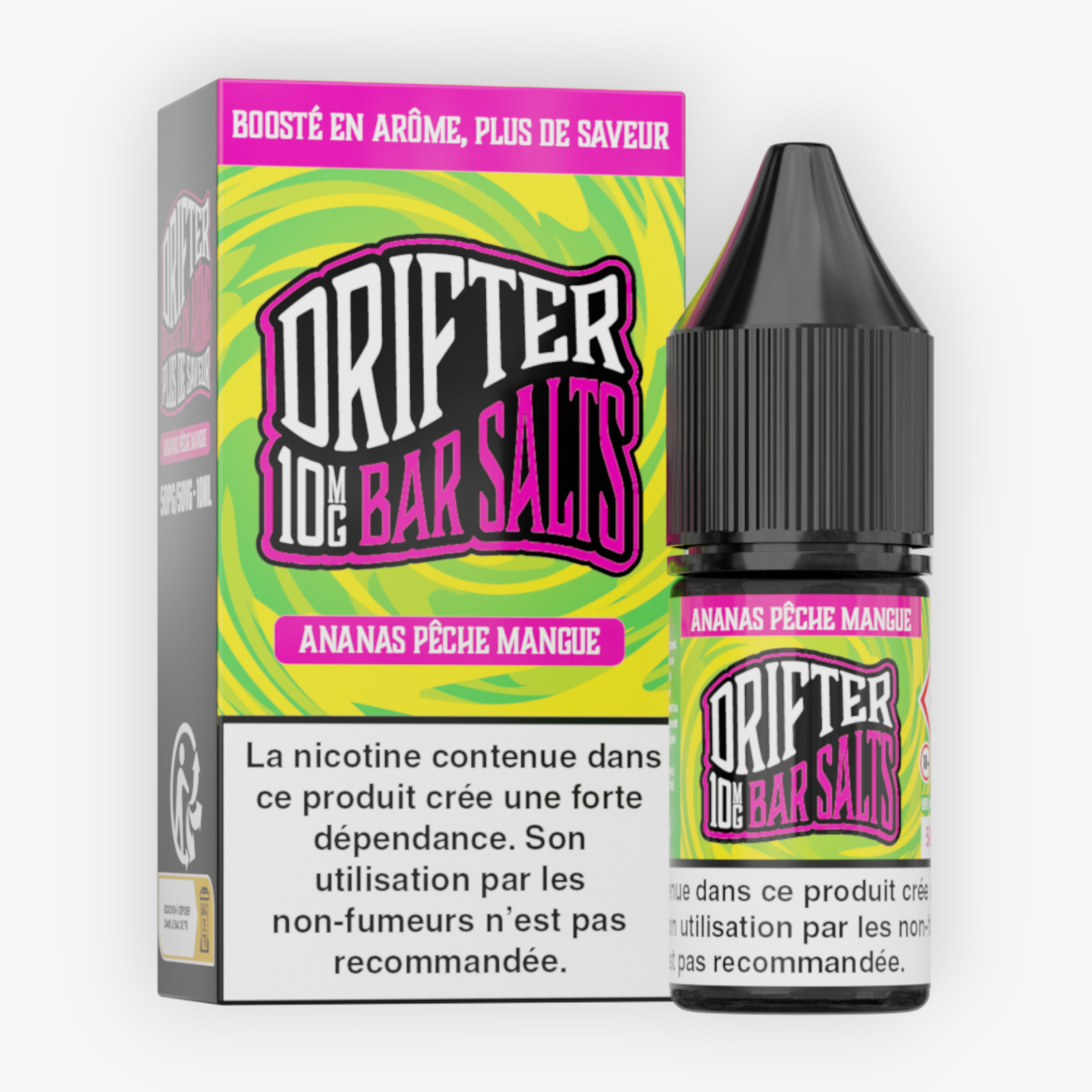 Ananas Pche Mangue Nic Salt Bar Salts Drifter 10ml | Vapoter.fr