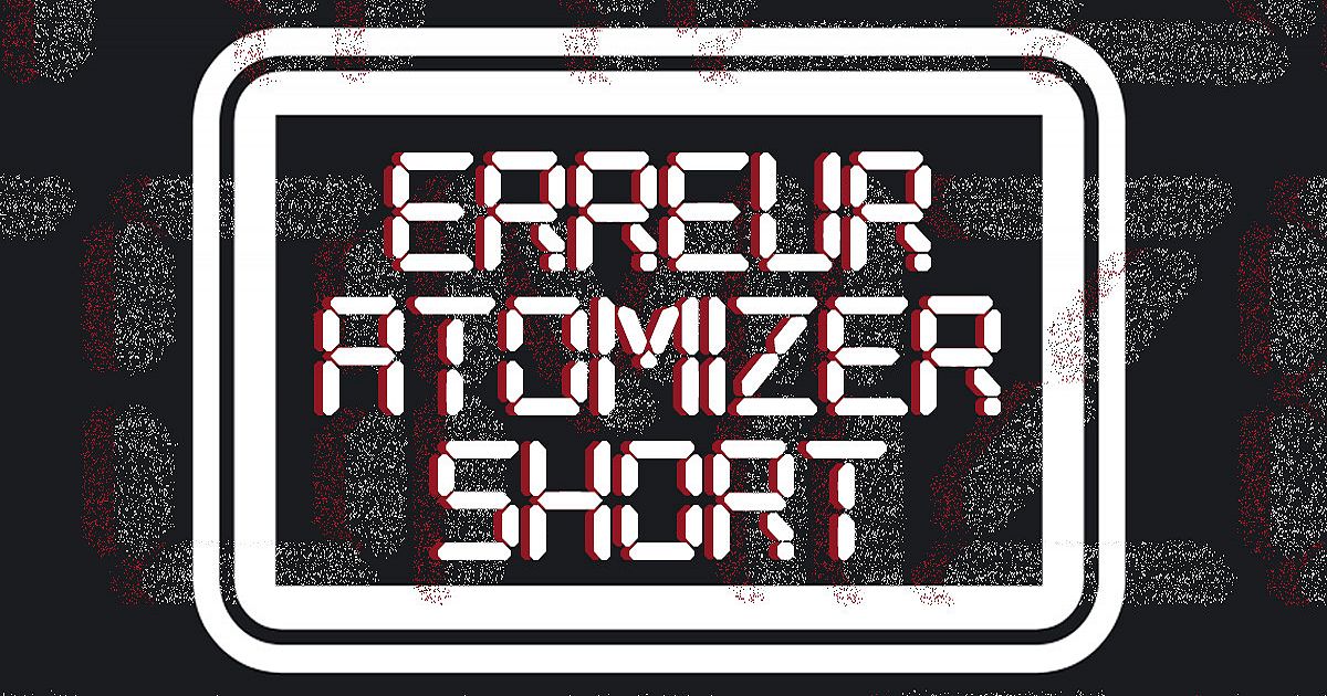 Ma cigarette électronique affiche le message d'erreur atomizer short, qu'est-ce que ça signifie et quoi faire ?