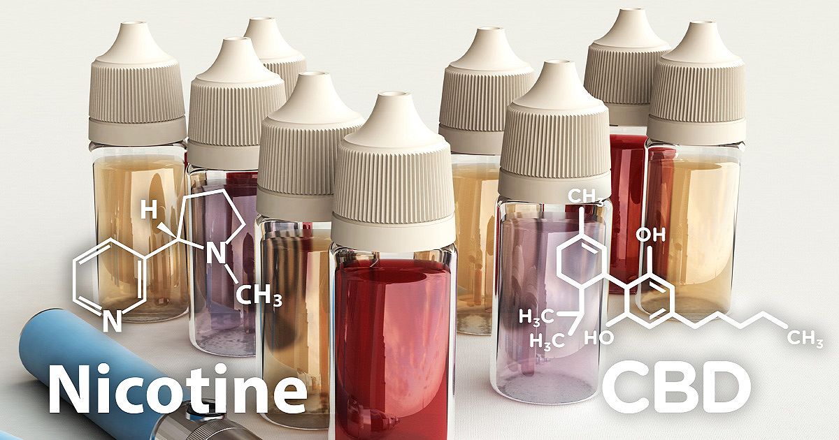Puis-je ajouter de la nicotine à un e-liquide au CBD ?