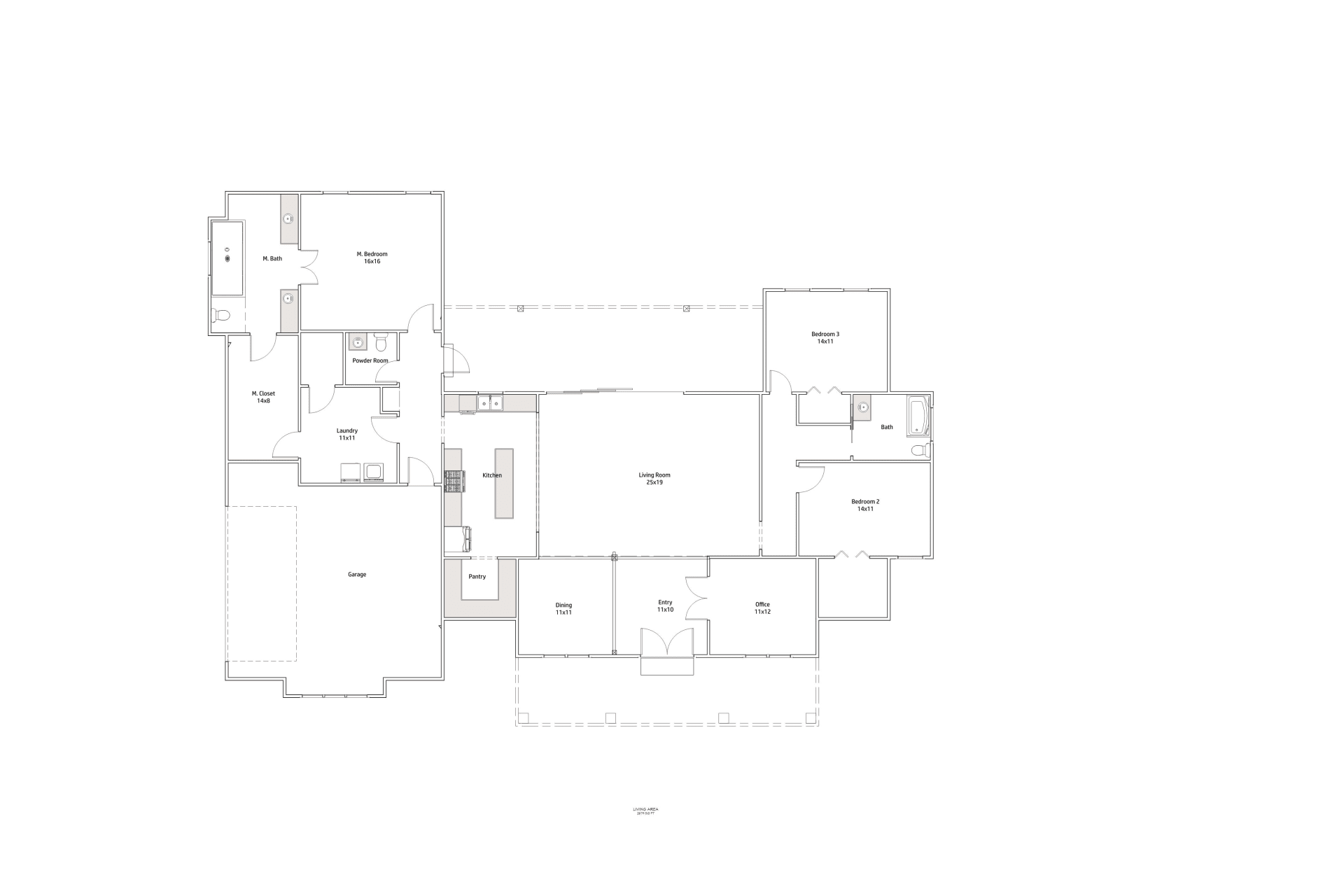 custom contractor home drawings