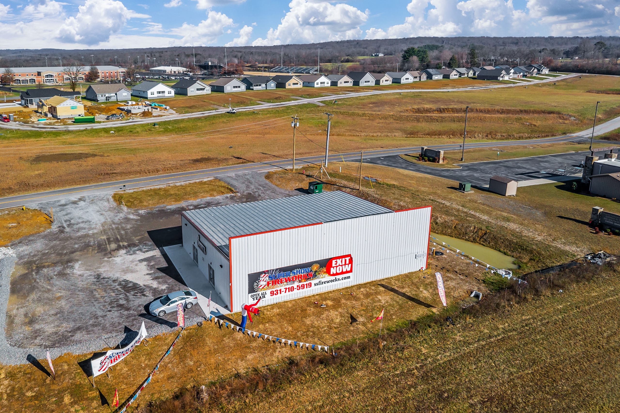 steel build firework store in crossville tn