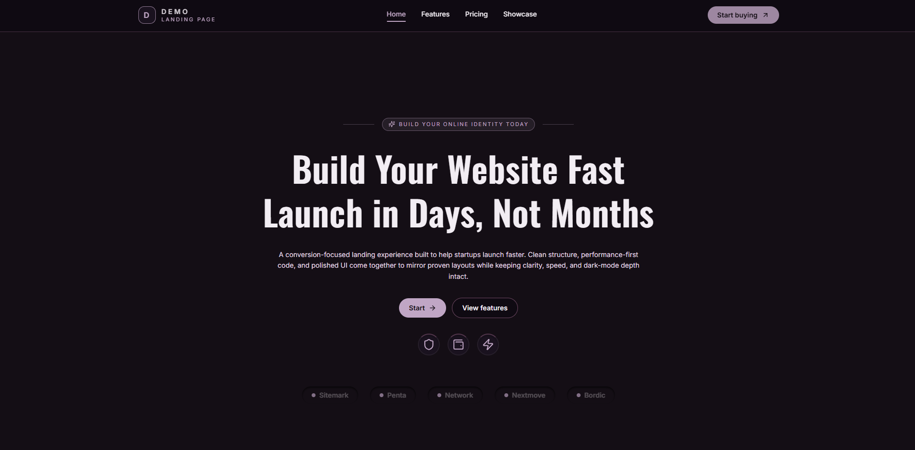 SaaS Landing Page