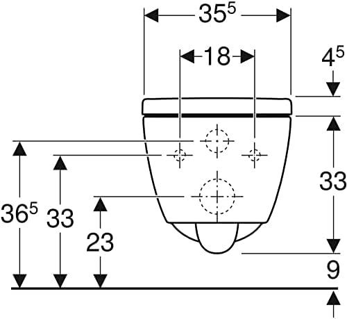 Vue 3 de Geberit Icon Rimfree Kit