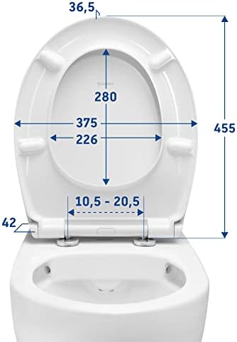 Vue 7 de Duravit Universal Abattant Wc