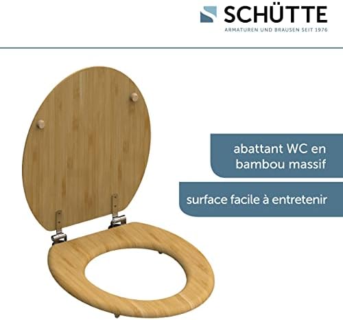 Vue 3 de Schutte Abattant Wc Bamboo