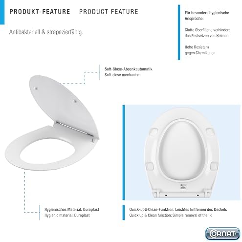 Vue 5 de Cornat Abattant Wc Slim