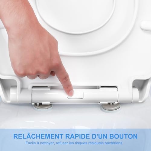 Vue 5 de Abattant Wc Familial Lunette