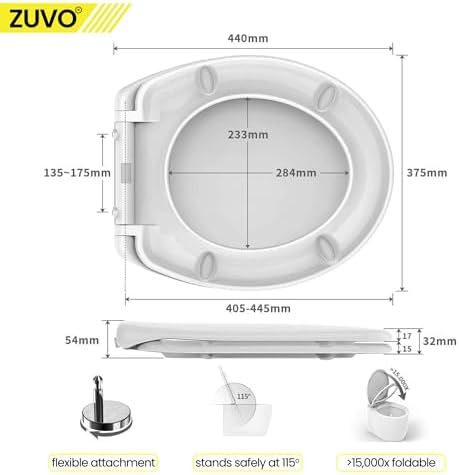 Vue 3 de Zuvo Siege De Toilette