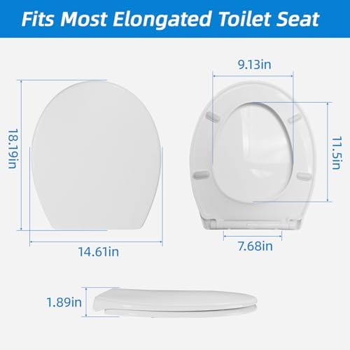 Vue 4 de Abattant De Wc Antibacterien