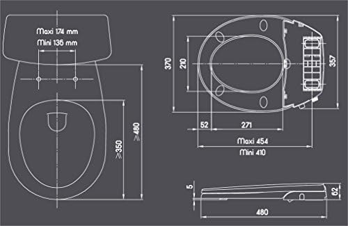 Vue 3 de Gelco Design Abattant Lavant
