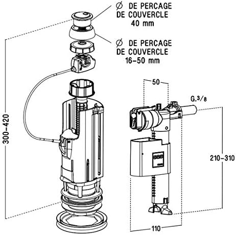 Vue 4 de Mecanisme Double Volume Avec