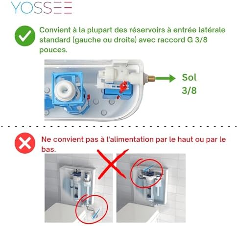 Vue 2 de Robinet Flotteur Wc Universelle