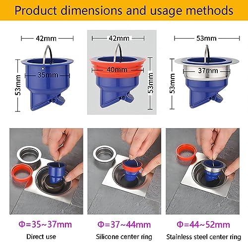 Vue 6 de Qrity Pieces Antiodeur Drain