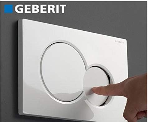 Vue 3 de Geberit Serie Plaque Blanc