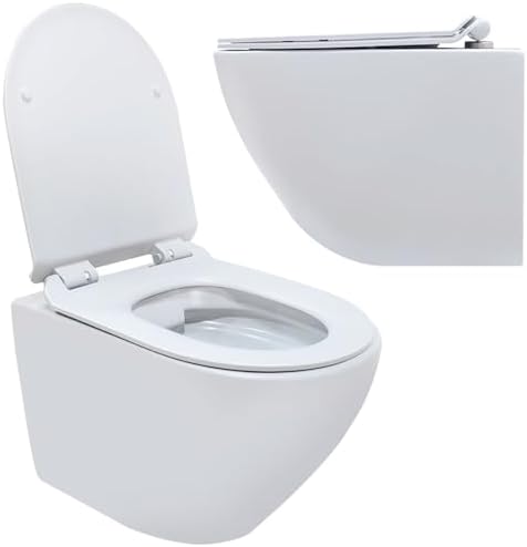 Vue 5 de Wc Suspendu Blanc Sans
