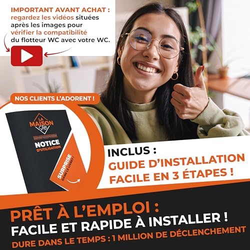 Vue 2 de Flotteur Wc Durable Installation