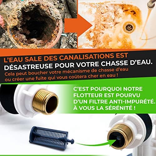 Vue 4 de Flotteur Wc Durable Installation