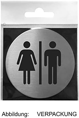 Vue 3 de Plaque De Porte Wc