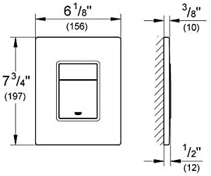 Vue 4 de Grohe Skate Cosmopolitan Plaque