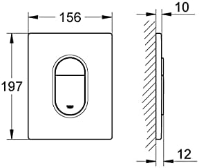 Vue 6 de Grohe Plaque De Commande