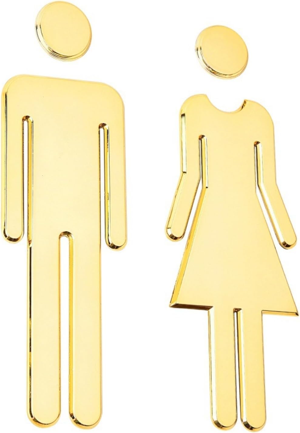 Vue 1 de Wc Signe Plaque De