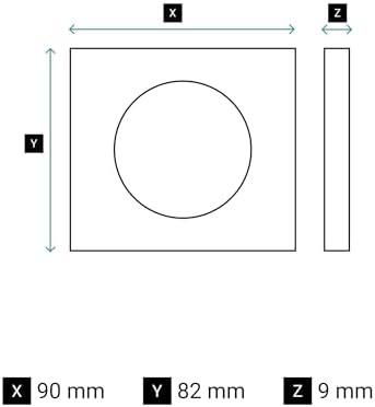 Vue 3 de Legrand Plaque Poste Noir