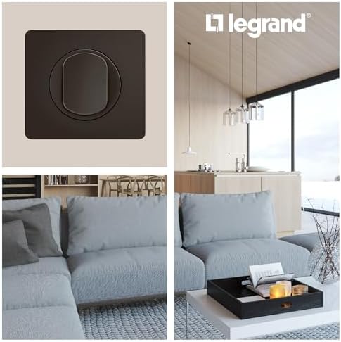 Vue 5 de Legrand Plaque Poste Noir