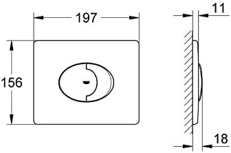 Vue 2 de Grohe Sh Plaque De