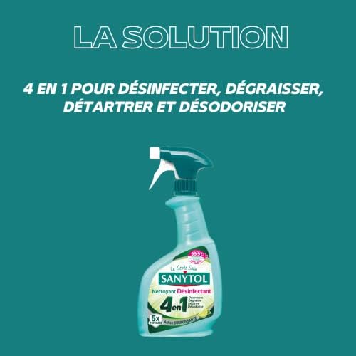 Vue 5 de Sanytol Nettoyant Desinfectant Protection