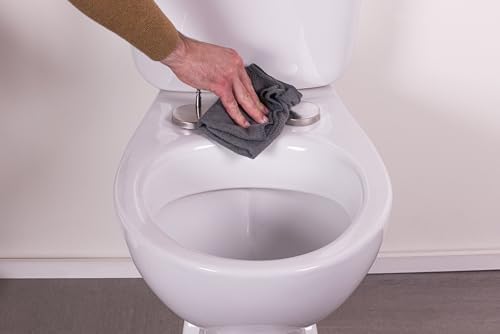 Vue 3 de Abattant Wc Blanc Universel