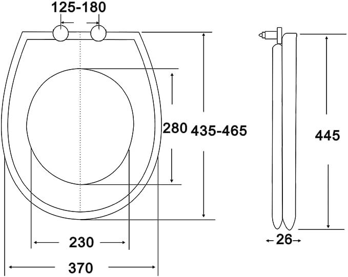 Vue 5 de Abattant Wc Blanc Universel