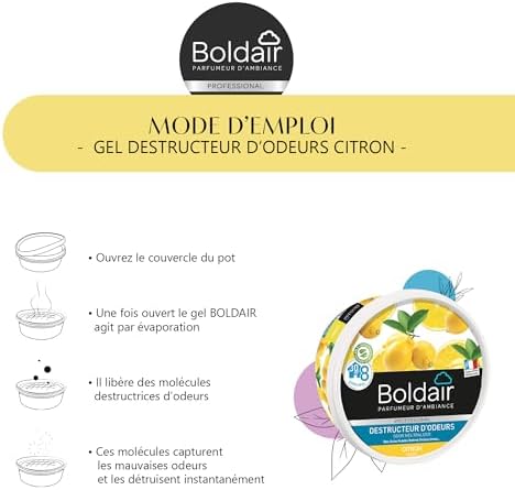 Vue 4 de Boldair Gel Destructeur Dodeur