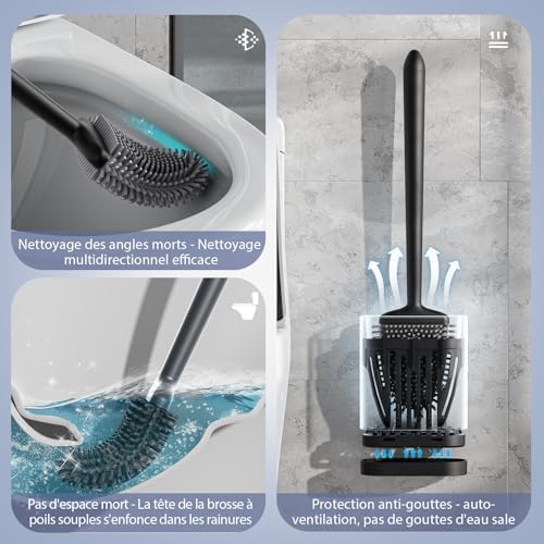Vue 2 de Asobeage Brosse De Toilette