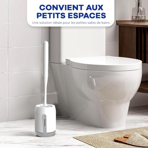 Vue 6 de Brosse Toilettes Wc Silicone