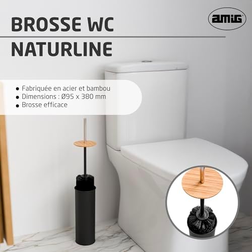 Vue 2 de Amig Portebrosse Wc Naturline