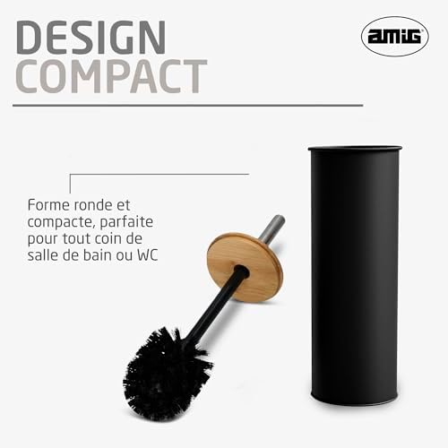 Vue 3 de Amig Portebrosse Wc Naturline