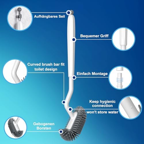 Vue 6 de Hamitor Brosse Wc Silicone