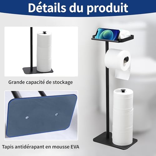 Vue 4 de Yigii Porte Papier Toilette