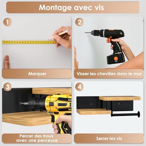 Vue 5 de Dreamhigh Support Papier Toilette