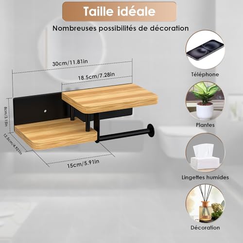 Vue 6 de Dreamhigh Support Papier Toilette