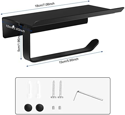 Vue 2 de Portepapier Toilette Support Muralporte