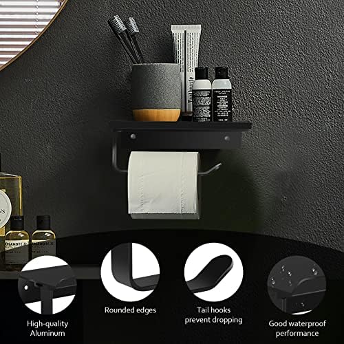 Vue 3 de Portepapier Toilette Support Muralporte