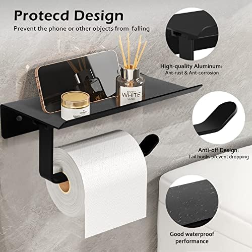 Vue 6 de Portepapier Toilette Support Muralporte