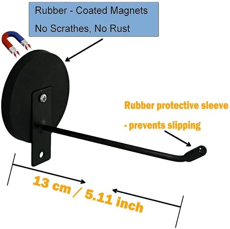 Vue 2 de Auxphome Support Magnetique Noir