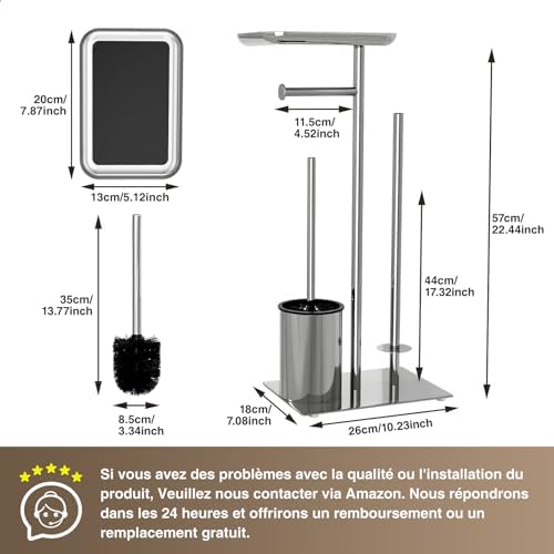 Vue 3 de Portepapier Papier Et Porte