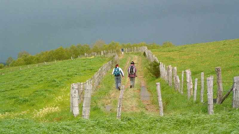 Langs en UNESCO-bevart vandringsvei over hylandet til St. Chly d'Aubrac