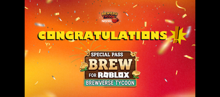Congratulations! You’ve won a BrewPass XP