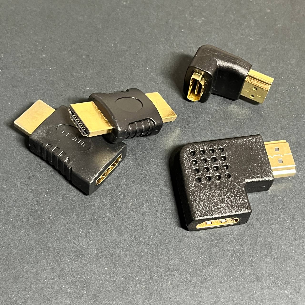 Adaptadores HDMI Macho a Hembra y Macho a Macho (Ángulo 90, 270 y Recto) L