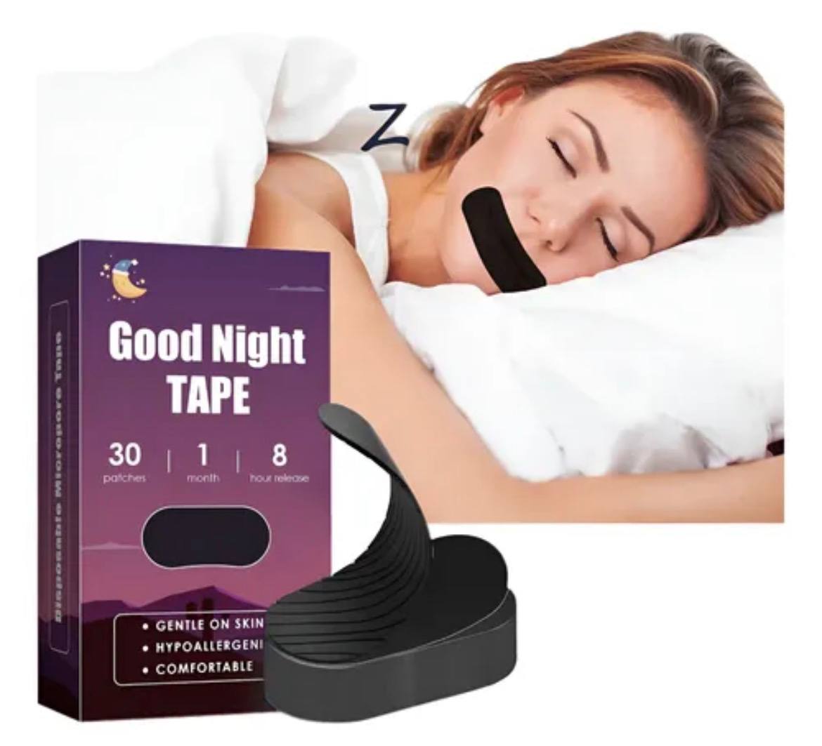 Cinta Adhesiva para Boca Good Night Tape 30 Parches Antironquidos